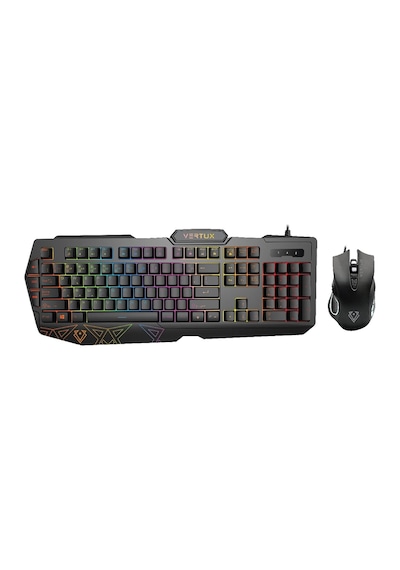 Vendetta Kablolu Oyun Klavyesi Ve Fare, Rainbow Arka Plan Aydınlatması, 104 Tuş, Programlanabilir Makro Tuşu, 12 Kı Diğer