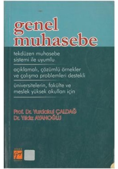 Genel Muhasebe Yurdakul Çaldağ Yıldız Ayanoğlu 2.El 2002