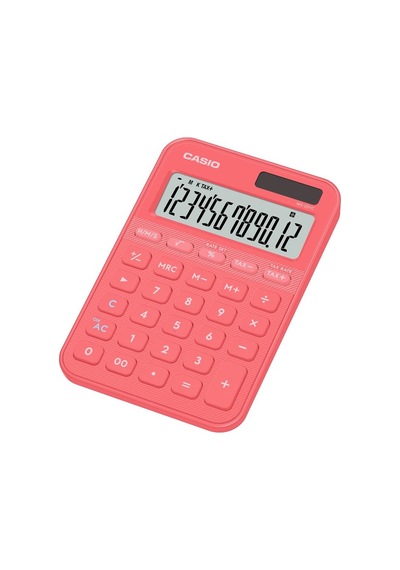 Casio Ms-20yc-cl 12 Hane Pembe Masa Üstü Hesap Makinesi Beyaz