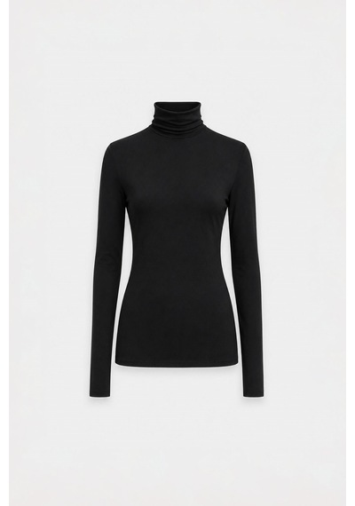 Suud Collection Siyah Boğazlı Body
