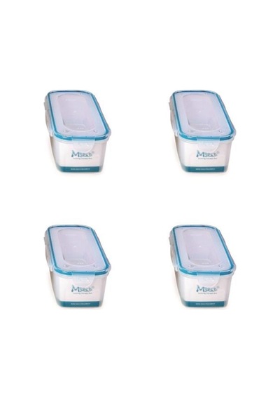 Hava Sızdırmaz Contalı Bakliyat Saklama Kabı 125 L 4 Lü Set