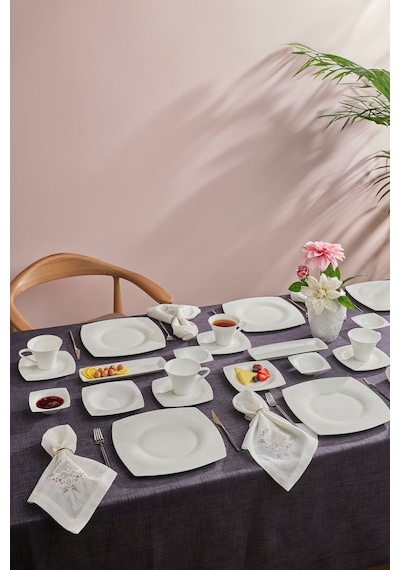 Karaca  Fine Pearl Helen 26 Parça 6 Kişilik Kahvaltı Takımı