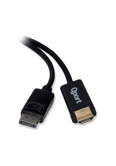 Qport Q-Dph Display PortM To HdmıM 1.8 Mt Kablo Dönüştürücü