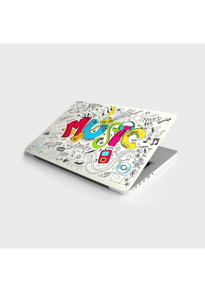 Laptop Sticker Bilgisayar Notebook Pc Kaplama Etiketi Music 1