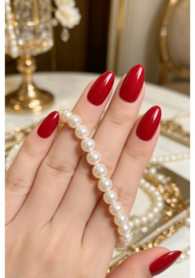 Kısa Badem Takma Tırnak Xsmall 10 Adet Takma Tırnak Seti Dxr15-xsmall