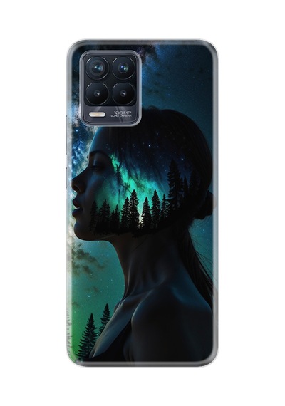 Realme 8 - 8 Pro Kılıf Boutique Baskılı Resimli Woman İn Tree Pcode -004