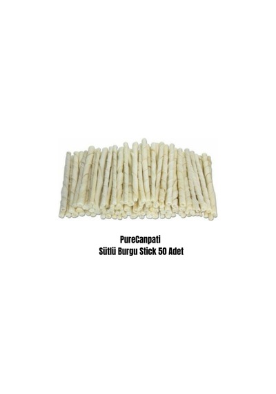Purecanpati Sütlü Burgu Stick 50 Adet