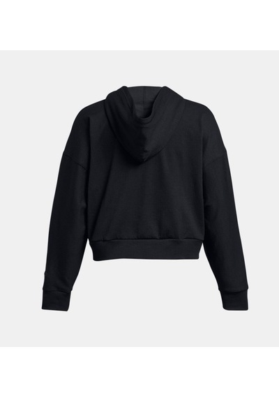 Under Armour Kadın Journey Rib Oversized Kapüşonlu Üst 1382732-001 Siyah