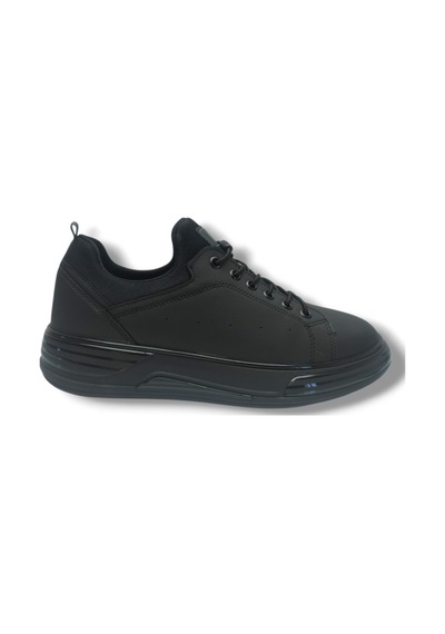 G-class 896-26 Mat Deri Anatomik Erkek Sneaker Siyah