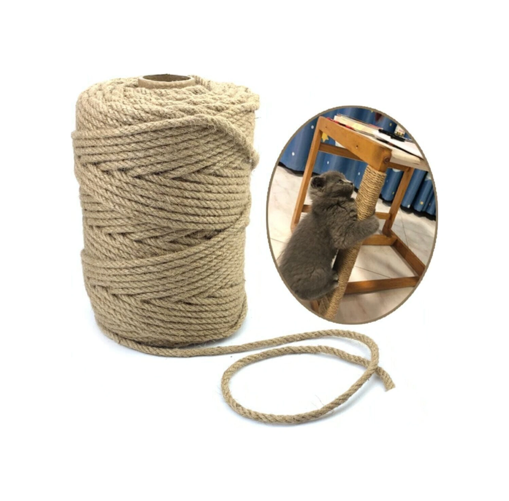 Kedi Tırmalama Ipi 6 Mm X 25 Mm