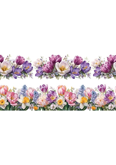 Ütü İle Bordür Rub On Transfer Kağıdı 150cm Rk194