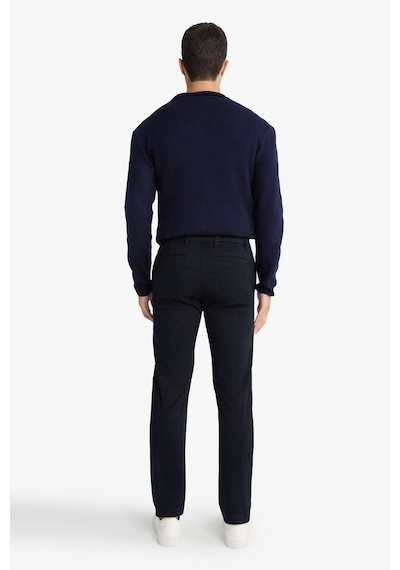 Defacto Regular Fit Düz Paça Chino Kanvas Pantolon E8064ax25aunv86 Lacivert