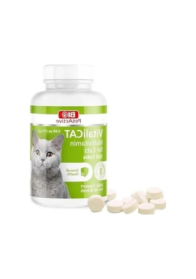 Multivitamin Tablet, Kediler İçin 150 Tablet