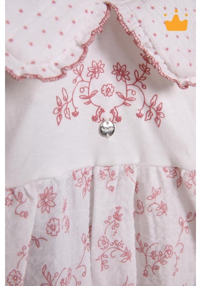 Babyhola Kız Bebek Müslin Tulum 15180 Ekru