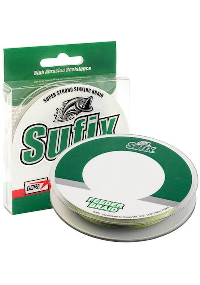 Sufix Feeder Braid İp Misina Olıve Green 0.14mm - 100mt - 6.8kg