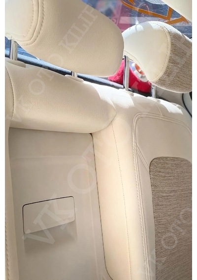 Vk Auto Volkswagen Passat B8 Araca Özel Koltuk Kılıf Kemik Beyazı
