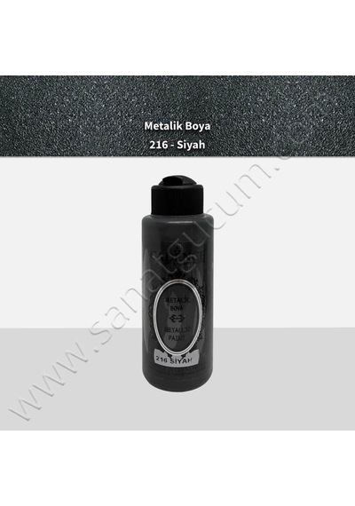 Cadence Metalik Boya 120 Ml. 216 Siyah