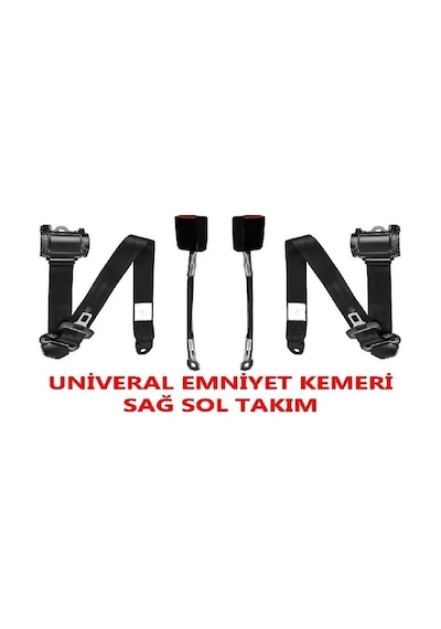 Tofaş Doğan Şahin Kartal Uyumlu Otomatik Emniyet Kemeri Ön Takım 3 Nokta