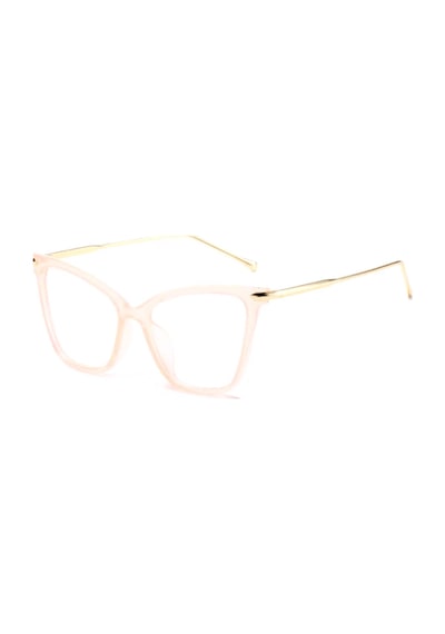 Pembe Zonita Mavi Işık Korumalı Vintage & Retro Gözlük