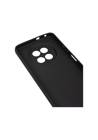 Zore Realme 12 Kılıf Zore Biye Silikon - Siyah Siyah