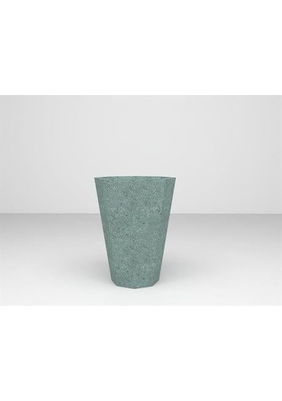 Nuano Consept Yıldız Serisi Köşeli Saksı Yeşil 40x60
