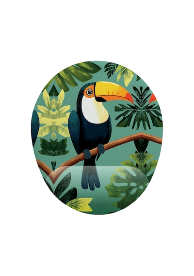 Tukan Kuşu Bilek Destekli Mouse Pad
