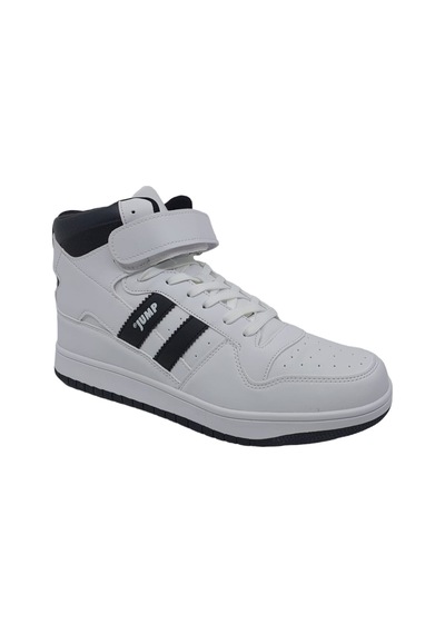 Jump 28504 Beyaz Uzun Bilekli Erkek Sneaker Günlük Spor Ayakkabı Beyaz