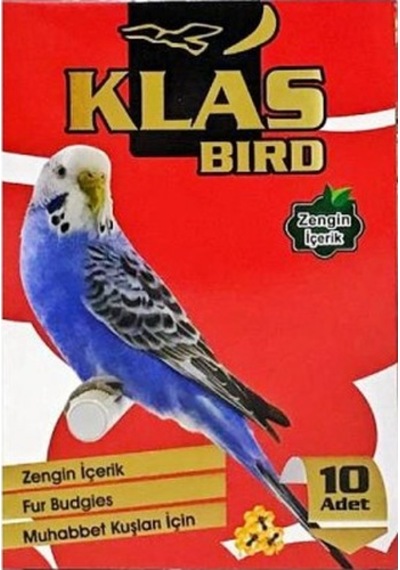 Klas Bird 10 Lu Ballı Muhabbet Kuşu Krakeri Ballı Kraker