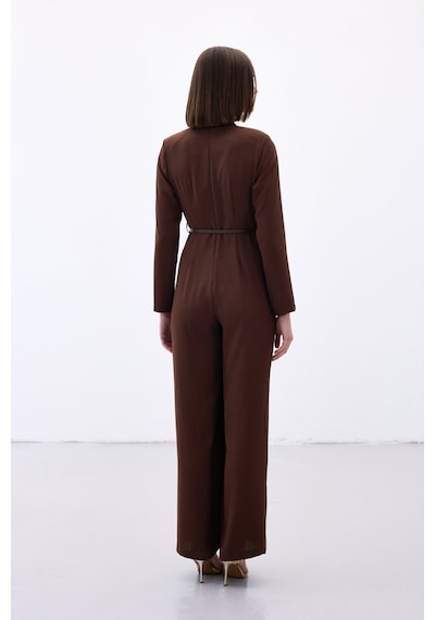 Sateen Kemerli Salaş Tulum - Kahve-136565 Kahve