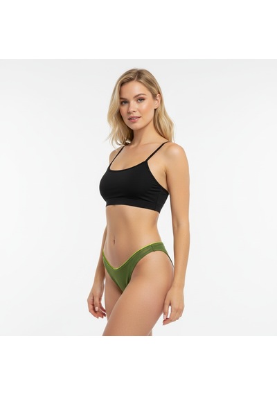Kadın Tül Transparan Slip Bb2047 LEOPAR