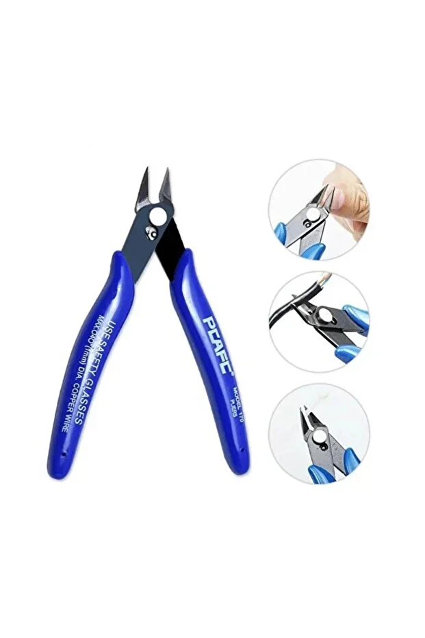 Metal Yan Kesici - 0.2-6mm Kablo Soyucu Elektrik Teli Kesici Kablo Sıyırıcı Crimper Dip Kesim Keski
