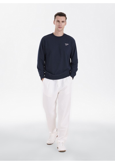 Reebok P00005740004 Id Rlx Clss Sl Crew Lacivert Erkek Sweatshirt