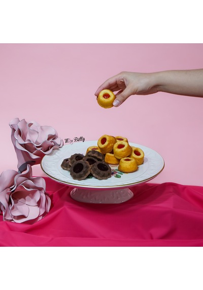 Rose Deluxe Porselen Kapaksız Kek Fanusu Pembe