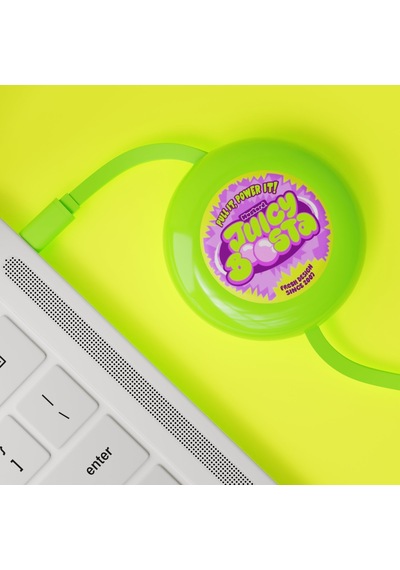 Mustard Juicy Boosta Usb-c 100w Hızlı Şarj Kablosu - Yeşil