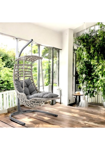 Capri Swing Alaçatı Plus Tekli Bahçe Salıncağı Bahçe Salıncağı Cappuccino