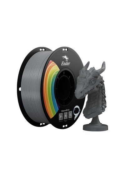 Resmi Upgrade Ender 3d Yazıcı Filamenti, Gri Pla+ Filamenti 1,75 Mm, 1 Kg Makara 1,0 Kg , Doğruluk +/- 0,02 Mm, 3d Baskı Filamenti, Güçlü Dayanıklılık, Vakumlu Ambalaj, Çevre Dostu