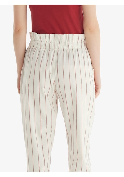 Blackspade Kadın Pantolon 60560 - Bordo Çizgili Bordo