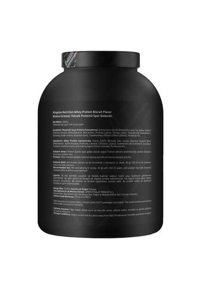 Kingsize Nutrition Whey Protein 2000 Gr - Bisküvi