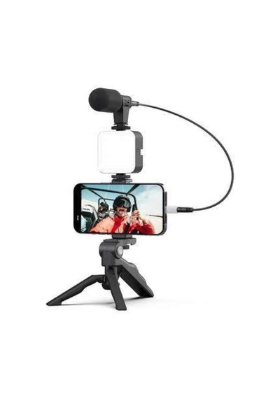 Mey İthalat Video Making Kit Telefon Tutucu Vlog Video Mini Led Işıklı Diğer