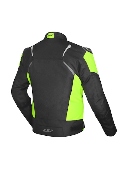Ls2 Zoom 4 Mevsim Motosiklet Montu Siyah-neon Sarı