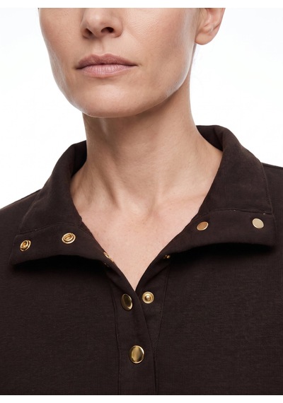 Fabrika Kahverengi Kadın Loose Fit Sweatshirt F6wl-swt0032 Kahve