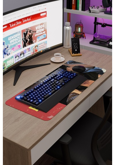 Pulp Fiction Ucuz Roman Tarantino V4 70x30 Xl Gaming Kauçuk Kaymaz Taban Mouse Pad Fare Altlığı