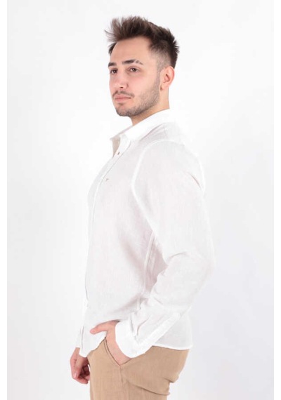 Cazador 2017 Uzun Kol Gömlek Ekru