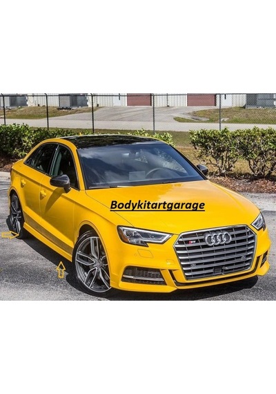 Audi A3 Sedan 2013-2020 Uyumlu St Marşpiyel Takımı-boyasız