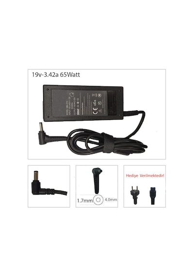 Exper L4B-01 19v 3.42a 1.7mm/4.0 mm Notebook Adaptör Şarj Aleti