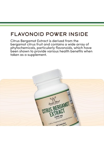 Double Wood Citrus Bergamot Liver 1000 Mg 60 Caps Aromasız