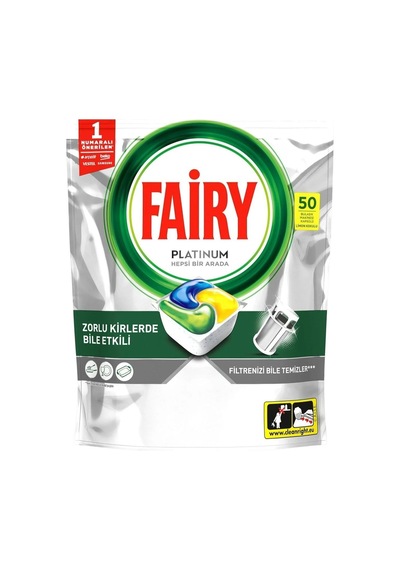 Fairy Platinum Bulaşık Makinesi Kapsülü 50'li