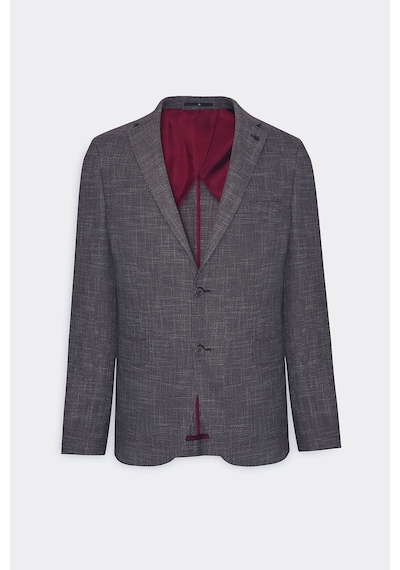 AC&Co / Altınyıldız Classics Erkek Sıyah-bordo Slim Fit Dar Kesim Mono Yaka Desenli Blazer Ceket Sıyah-bordo AC&Co / Altınyıldız Classics Erkek Sıyah-bordo Slim Fit Dar Kesim Mono Yaka Desenli Blazer Ceket Sıyah-bordo