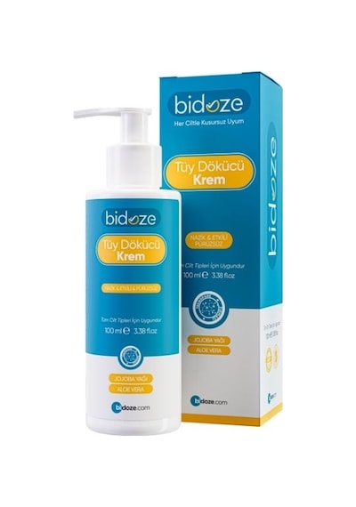 Bidoze Aloe Vera & Jojoba Tüy Dökücü Krem 100 ML