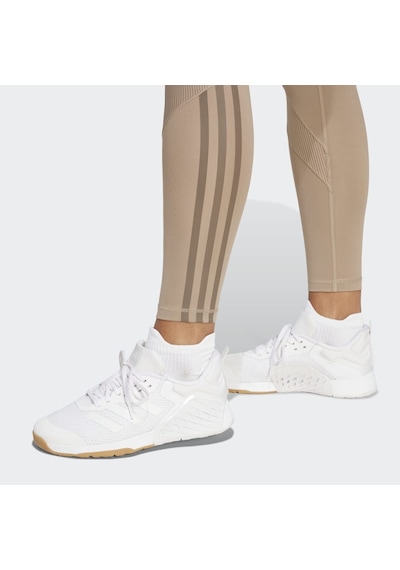 Adidas Jy2068 Hyg Rıb 1-1 L Kadın Spor Tayt Krem